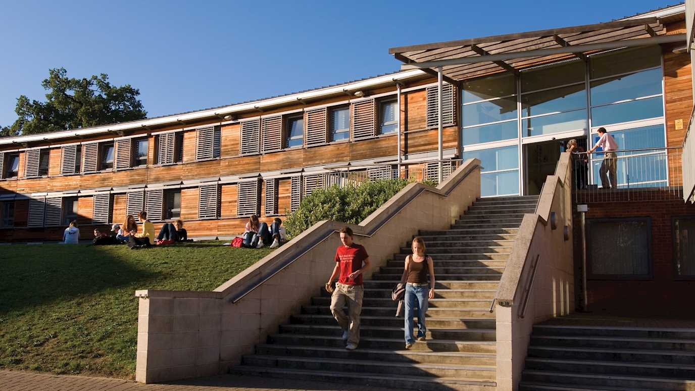 International Building front steps